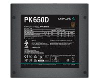 Deepcool PK650D 650W 80 Plus Bronze R-PK650D-FA0B-EU - 1201378 - zdjęcie 3
